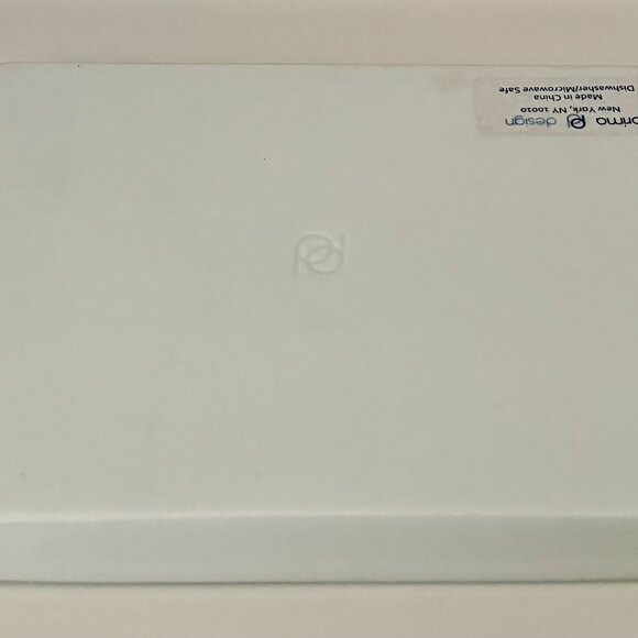 NWT PRIMA DESIGN PORCELAIN SMALL WHITE TRINKET TRAY PLATE DISH "XOXO" PRINTED - Picture 9 of 11